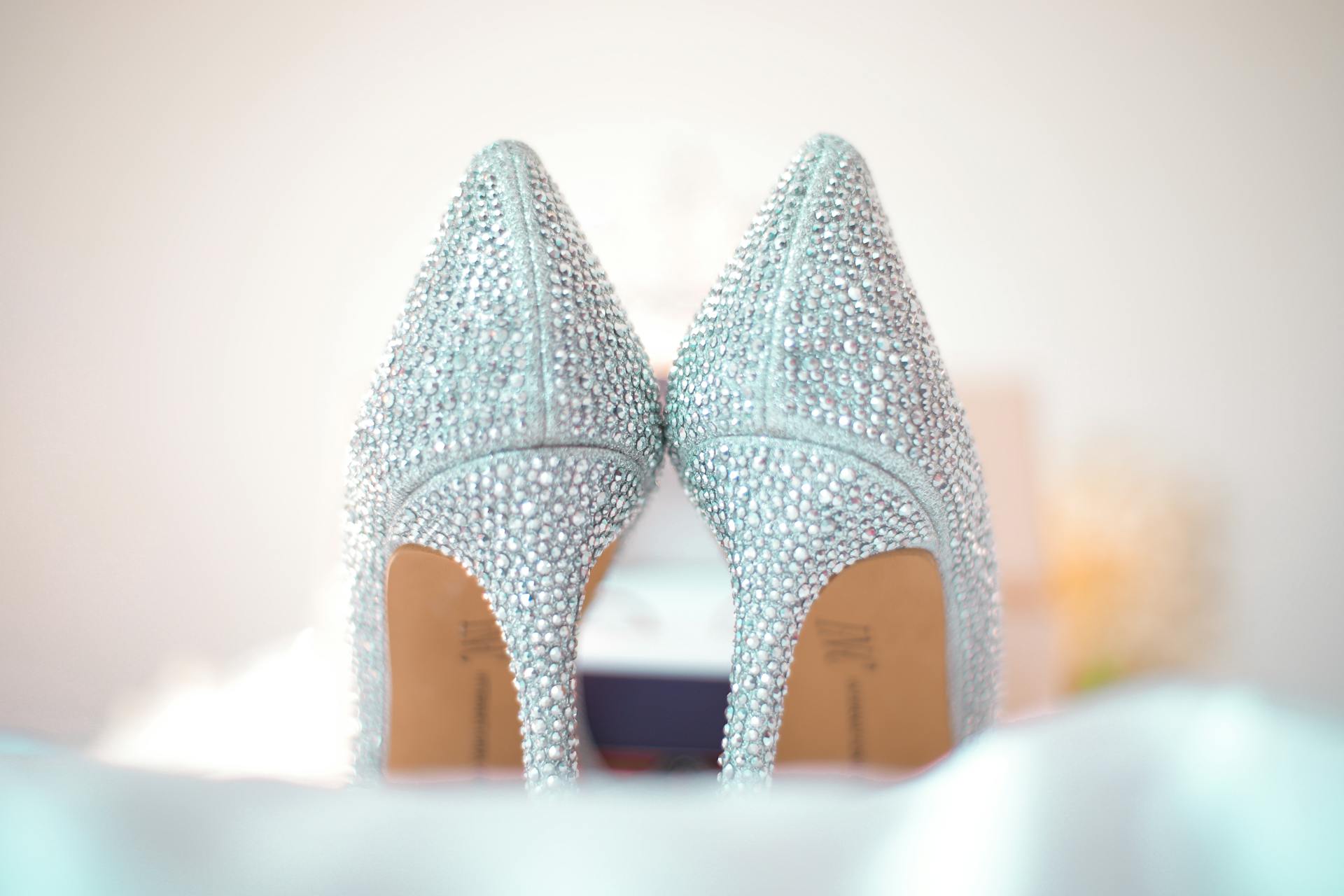 Chaussures de danse latine en strass