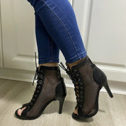 ROMANA - Bottines de danse latine noires