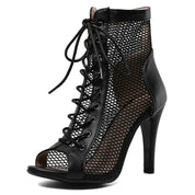 ROMANA - Bottines de danse latine noires